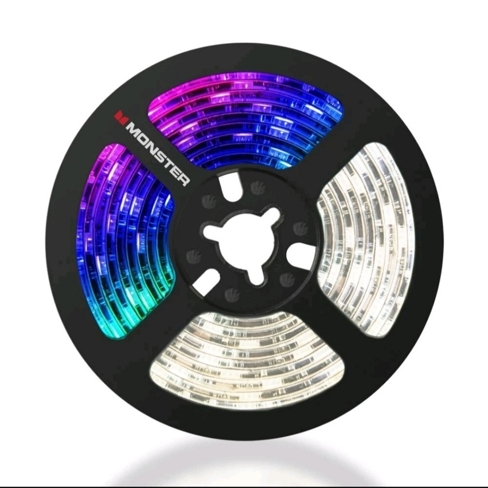 New Monster Multi-Color Multi-White LED Light Strip with Remote (MLB7-1027-BLK) - Picture 12 of 16